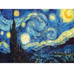 Décoration de maison bricolage 5d Diamond broderie van Gogh Starry Night Cross Stitch Kits Résumé Paint Huile Résine Hobby Craft ZX8835386