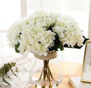 Fleurs d'hortensia artificielles pour décoration de maison, 5 grosses têtes, Bouquet décoratif, DIY GB