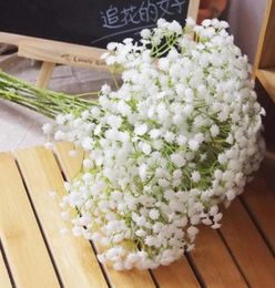 Home Decorative Arts and Crafts Bouquet of Flowers Highgrade Artificial All Over Babysbreath Emulateurs Plantes Wreaths7022919