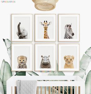 Home Decorpainting Amp Calligraphy Babykamer Dieren Decorativo Elephant Art Prints on the Wall Poster Canvas Deco Mural3776263