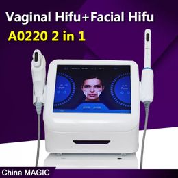 Thuisapparatuur Professionele Hifu 2 in 1 4D gezichtsschoonheid en privéverstevigingsmachine