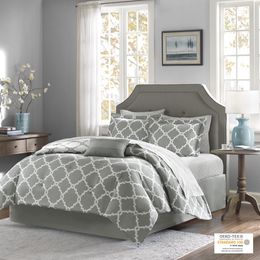 Home Essence Becker Reversible Bed in a Bag Juego de ropa de cama, gris, Full