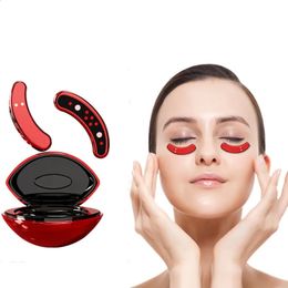 Dispositif de beauté des yeux à domicile, crème vibrante à microcourant Ems, Instrument de Massage importé, Protection contre la compression 240314