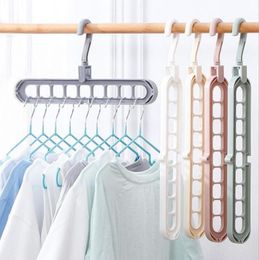 Home Folding and Shrinking Hangers Multi-Port Support Clothing Racks Multifunctionele Drying Hanger Housecheping Organisatie Magic Rack