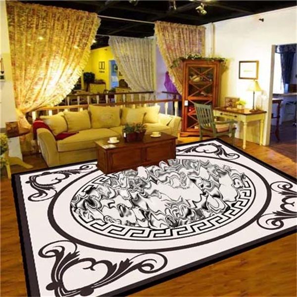 Muebles para el hogar Arte Alfombra diseñador famoso tapete clásico moda Estética dormitorio Salón Sala de juegos piso popular Decoración esteras Alfombra antideslizante
