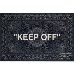 Home Furnishings Art Carpet Markerad KEEP OFF Cashew Flowers Classic Large Rug Cashmere Aesthetic Parlor Bedroom Playroom Hypebeast Trending Floor Mat Supplier