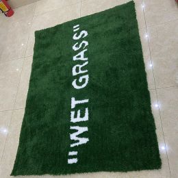 Woninginrichting Art Tapijtwet Grass Area Rug Hypebeast Collection Aesthetic Sneakers Mat Parlor Slaapkamer Speelkamer Trendy vloermat Leverancier