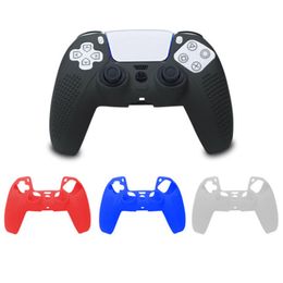 Étui en Silicone pour poignée PS5, Camouflage coloré, Anti-poussière, Anti-transpiration, protection antidérapante, manchon de contrôleur PlayStation