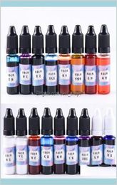 Home Garden Arts Gifts Tools Craft Tools 17 Color Epoxy Pigment Kit liquide UV Coloriage colorant colorant encre Diffusion Résine pour les bijoux de bricolage 7869247