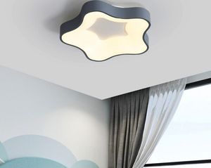 Wit grijs modern led plafondverlichting voor woonkamer dineren slaapkamer dimbare ijzer acryl verlichting lamp kind armaturen myy