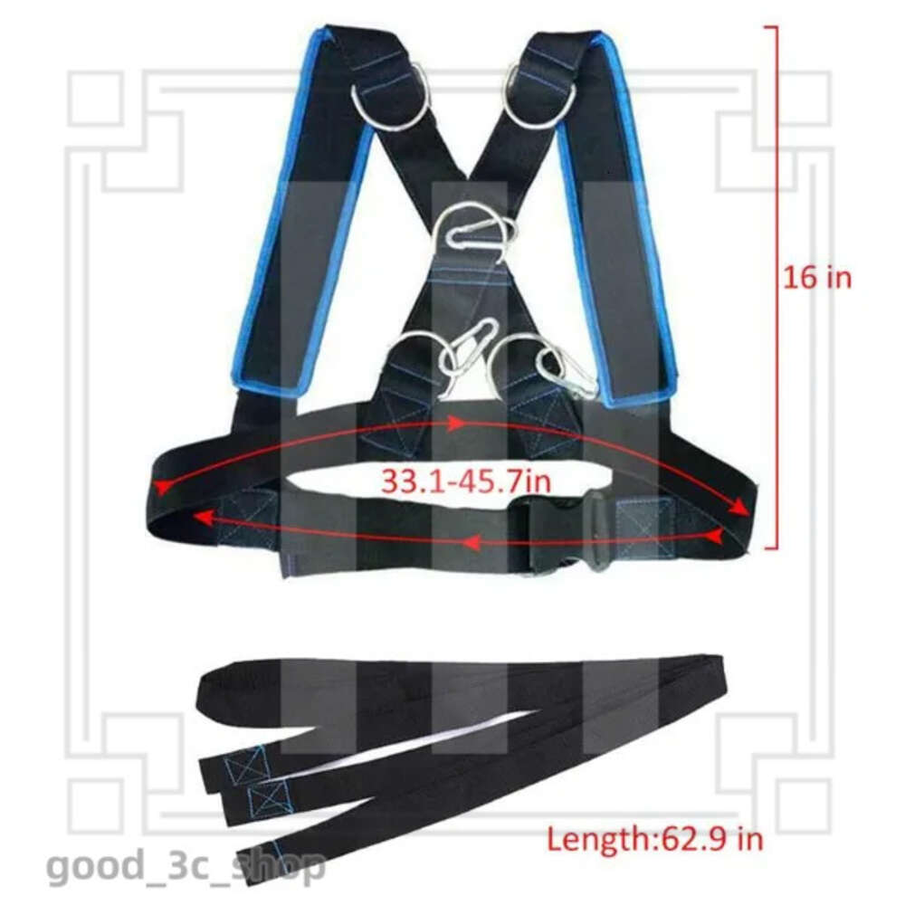 Home Gym Fitness Body Trainer Sled Harness Vest Speed Running Strength Strong Exercise Equipment Accessories 964