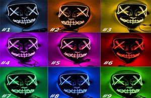 Home Halloween Masks Led Glowing Mask The Purge Election Year Great Festival Cosplay Cosplay Costume Supplies Funny Party Masked 51072760784