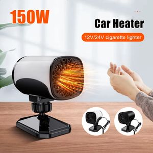 Calentadores para el hogar Calentador de automóvil 2 en 1 12V 150W ventilador de automóvil portátil calefacción y refrigeración calentador de invierno antiespumante giratorio de 360 grados 231031