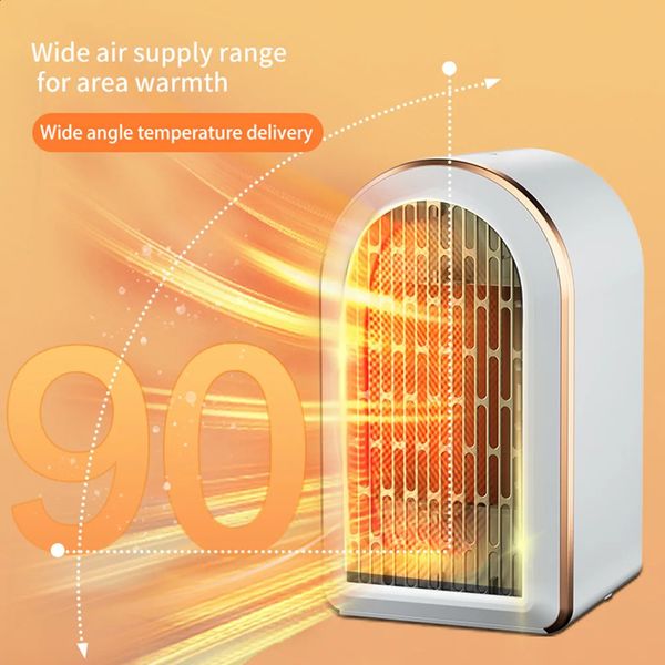 Riscaldatori domestici Riscaldatore elettrico da tavolo 1200 W PTC riscaldamento riscaldatore ad aria calda portatile riscaldatore ad aria calda a risparmio energetico 231031