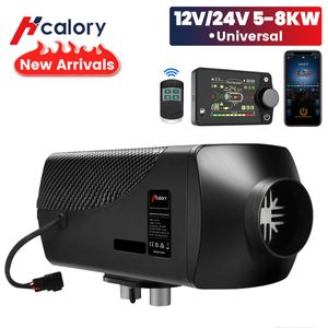 Calentadores para el hogar Hcalory 5-8KW Car Air Diesel 12V-24V Universal Parking bluetooth app interruptor remoto para RV W221025