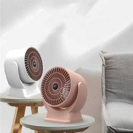 Huisverwarmers Binnen met kleine mini-elektrische verwarming Kantoor- en slaapkamer Luchtcirculatie Verwarmingsventilator Intelligente thermostaat Snelle verwarming HKD230904