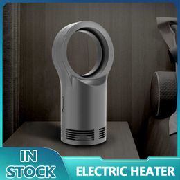 Draagbare Mini Elektrische Bladeless Heater 110/220V Desktop Huishoudelijke Voetwarmer Elektrische Blower Snelle Verwarming Slaapkamer Thuis Nieuw HKD230904