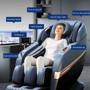 Accueil Jade zéro gravité chaise de Massage chauffage électrique inclinable chaises de massage complet du corps canapé de massage shiatsu Intelligent