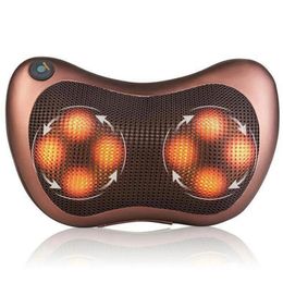 Home Office Car Use Massage Pillow Deep Diffeting Shitasu Neck Massage Pouteau Corps OEM Power Cushion Rohs Color relax ABS 240403