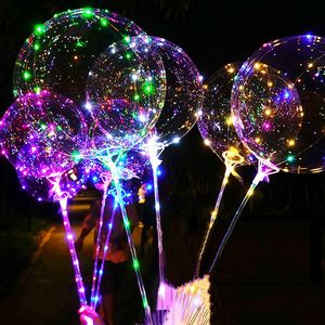 Décoration de fête à la maison LED Bobo ballon guirlande lumineuse ballons décor de fête pour noël Halloween anniversaire ballons LT212