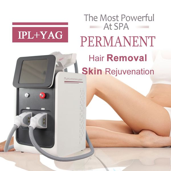 Salon Spa Utilisez un équipement de beauté multifonctionnel laser 1064NM 532NM 1320NM IPL RF ND YAG Laser Retirer les cheveux Tatouage Époule