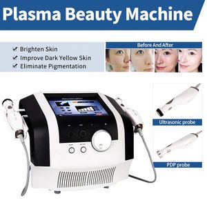 Home Salon Use 2in1 Plasma Shower Machine de soins de la peau Ultrasons Ultrasons Serrage de la peau Anti-rides Massage du visage Élimination des pores