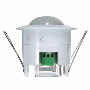 Sistema de alarma de seguridad del hogar Accesorios de alarma de 360 ​​grados PIR Detección IR Sensor de movimiento empotrado Detector de luz automática Interruptor