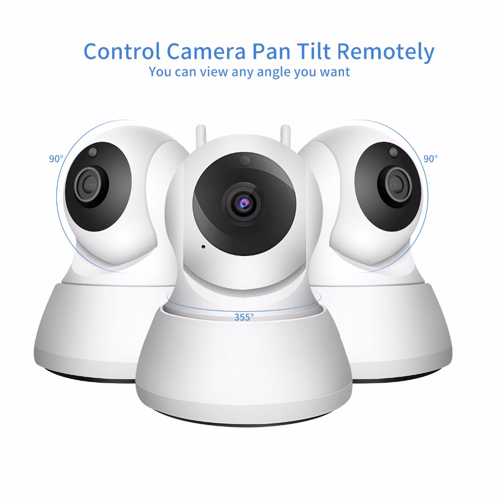 홈 보안 IP 카메라 Wi-Fi 1080P 720P 무선 네트워크 카메라 CCTV 카메라 감시 P2P 야간 투시기 베이비 모니터
