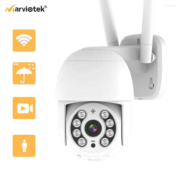 Cámara IP de seguridad para el hogar WiFi 5MP visión nocturna domo de velocidad 4K CCTV al aire libre Mini cámara de vídeo vigilancia Ipcam P2P