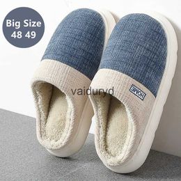 Thuis Schoenen Big Size Mannen Slippers Winter Warm Thuis Casual Schoenen Vrouwen Indoor Slaapkamer Zachte Dikke Zool Koppels Antislip Slidesvaiduryd