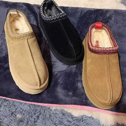 Accueil Chaussures Nouvelles bottes de neige intégrées en peau de mouton et en laine 5955 Style ethnique dentelle semelle épaisse chaussures basses décontractées avec un orteil en un pas