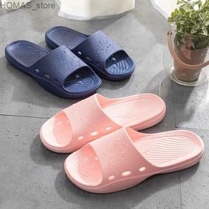 Chaussures à la maison en gros de Waffle Anti Slip Waffle House Salle de bain Madames Slipper Sandales Sandales confortables Femmes Femmes Pink Home Slippers Y240401