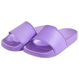 Diapositivas para el hogar uso doméstico zapatillas de baño para piscina para hombres mujeres señoras sandalias casuales 2024 púrpura