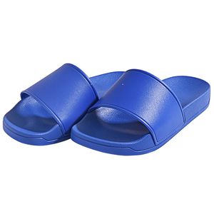 Accueil diapositives usage domestique bain piscine pantoufles pour hommes femmes dames sandales décontractées 2024 bleu