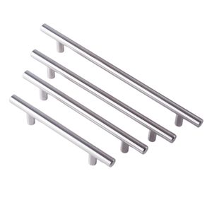 Home Stainless steel T Type Handles wardrobe door long handle metal furniture hardware Shoe Cabinet Pulls drawer small handle 3 Size Universal LT253