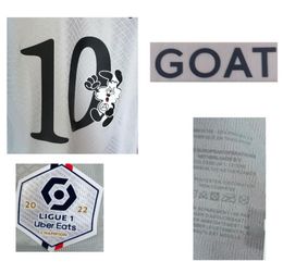 Home Textile 2022 Match versleten speler Issue Super Star Japan Tour Maillot met geit aangepaste naam nummer sportvoetbal patch badge4805283