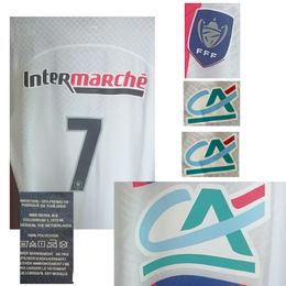 Home Textiel Match Worn Player Issue Coupe De France Heat Transfer Iron ON Soccer Patch Badge