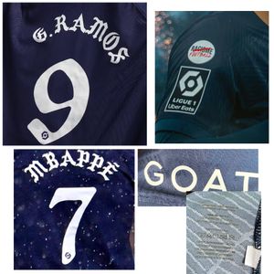 Home Textile Matchworn Player Numéro 2024 Ligue 1 No Racisme Football Leclassique Ompsgg Mbappee Maillot Lee Kang à Dembele Ramos Zaire Emery Jersey