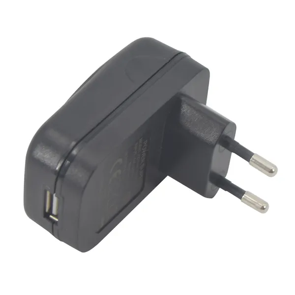 Piezas de muebles de cine en casa Toma de carga USB Adaptador de corriente Suministro Europa Brasil Estándar Dos polos Pasadores redondos Enchufe 100-240V Salida 5V2A para teléfono Dispositivo de reloj inteligente