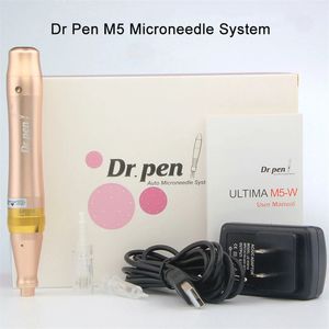 Home Gebruik elektrische schoonheid Microneedle Roller M5 Dr. Pen Microneedling Wireless MTS Skinverzorging Dermapen Systeem Wrinkle verwijdering Huid Verjongingsgereedschap