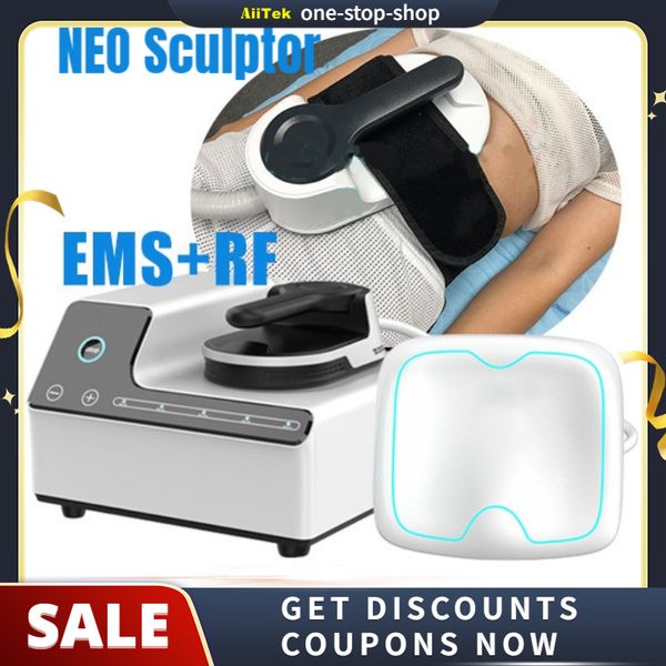 Uso en el hogar EMSlim Teslasculpt Estimulación muscular Máquina de belleza Portátil RF NEO 2 en 1 Hi-EMT Body Sculpt Quema de grasa Adelgazamiento Pérdida de peso Tratamiento muscular del piso pélvico