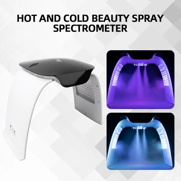 Pulvérisateur à froid 7 couleurs Led Pdt, soins de la peau, Machine de beauté, masque Facial Led, thérapie Spa Pdt pour le rajeunissement de la peau, Anti-vieillissement