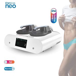 Utilisation à domicile Mini HIEMT avec RF amincissant la machine Stimulateur musculaire Ems Brûlage des graisses créant des hanches de pêche façonnant la ligne de gilet Body Sculpting and Contouring Machine