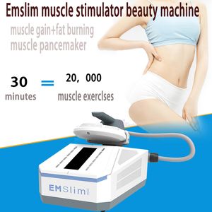 Mini machine de beauté de massage de brûlure de graisse de bâtiment de muscle de corps de vague de magnétisme d'emslim d'utilisation à la maison avec RF