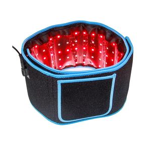 Uso doméstico Alivio del dolor Pulsado LED Rojo Infrarrojo Fisioterapia Fisioterapia Masaje de la cintura Cinturas de fotones portátiles envoltura