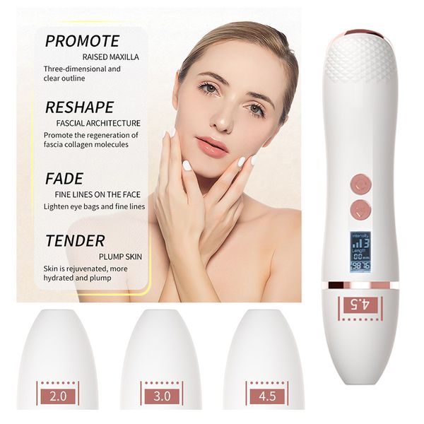 Utilisation à domicile Portable Ultrasons HIFU Lifting Du Visage Beauté Machine Rajeunissement De La Peau Resserrement De La Peau Raffermissant Élimination Des Rides Massage Du Visage Anti-âge Dispositif De Soins Des Yeux