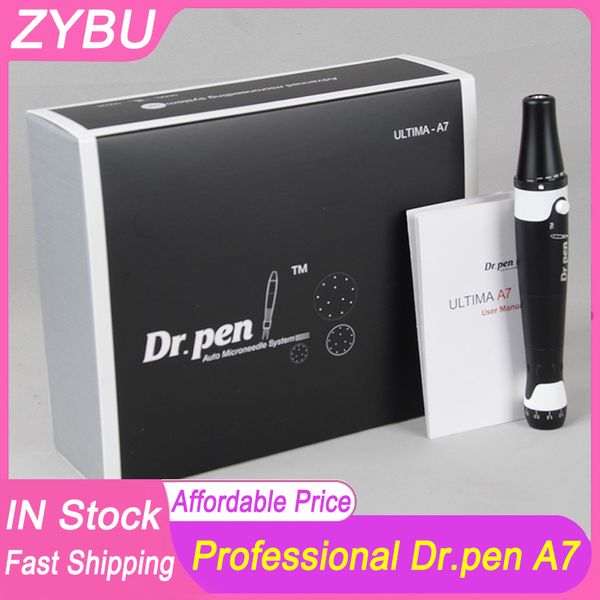 Usage domestique Filaire Dr.pen Ultima A7 Professionnel Microneedling Stylo Derma Aiguille Rouleau Pour Le Visage Cicatrices D'acné Soins De La Peau Appareil De Beauté Méso Thérapie Dermapen MTS Stamp