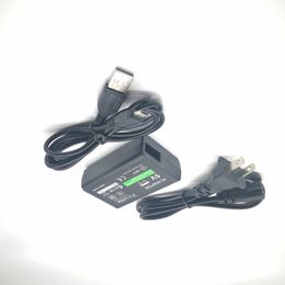 Cargador de pared para el hogar, adaptador de fuente de alimentación de CA de 5V, UE, EE. UU., con Cable de carga USB para Sony PlayStation PSVita PSV 2000