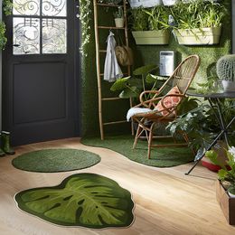 Alfombras de estilo moderno lavable para el hogar para sala de estar para sala de estar decoración de dormitorio irregular alfombra creativa alfombra en forma de área