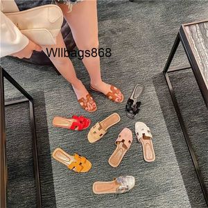 Home dames oran paris platte sandalen lederen slippers platte vrouwen oran slipper designer sandalen lederen strandschoenen zomer l met logo ljmn